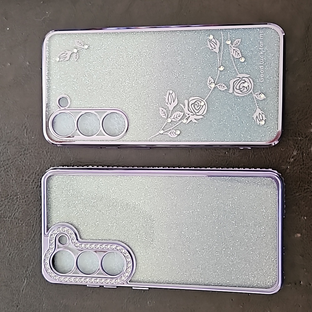 2 new Samsung Galaxy S23 glitter cases